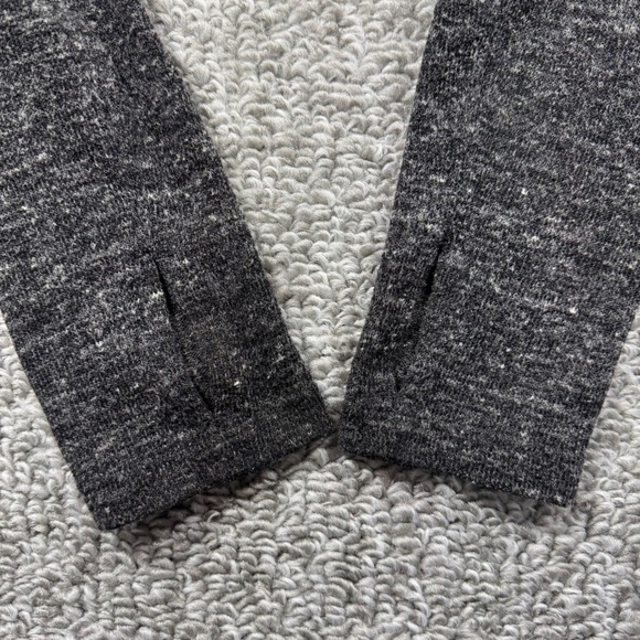 CAbi Glee Sweater Tank Set Cowl Neck Cropped Thumbholes Boho Marled Gray Women S - Picture 13 of 16